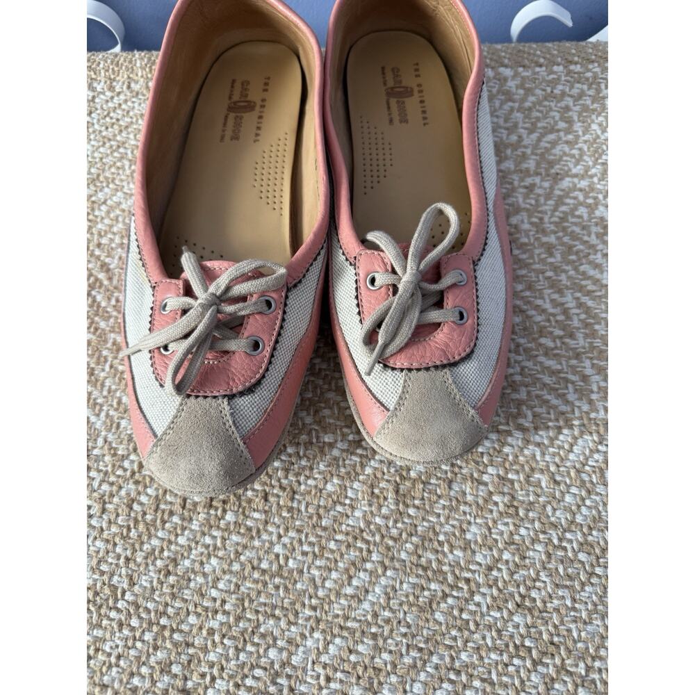 PRADA The Original Car Shoe by Beige Pink women's Loafer Driving Shoes 10/10.5 - Picture 7 of 8